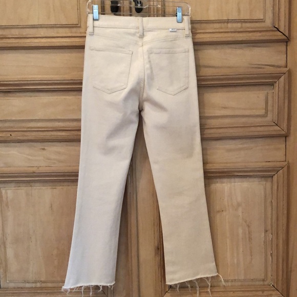 NAZP Women's High Rise Jeans - Cream - Picture 4 of 6